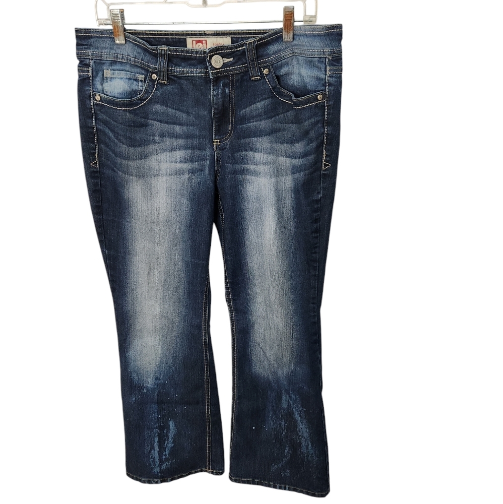 L.E.I. Sophia‎ Hipster Flare Denim Jeans Size Junior 13